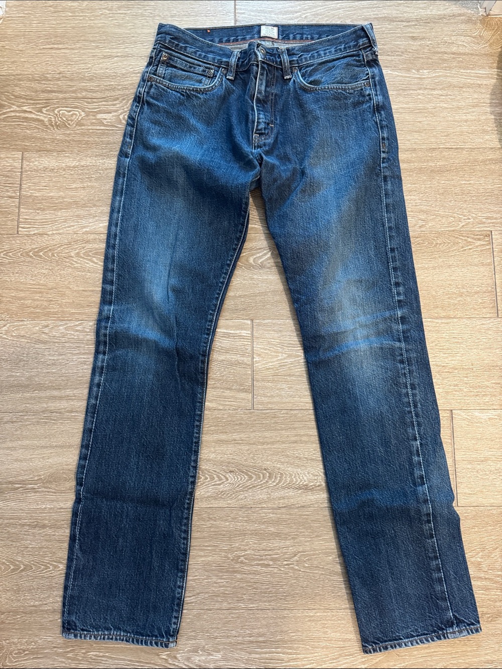 J crew Men's Dark Blue Denim slim Jeans 32x34